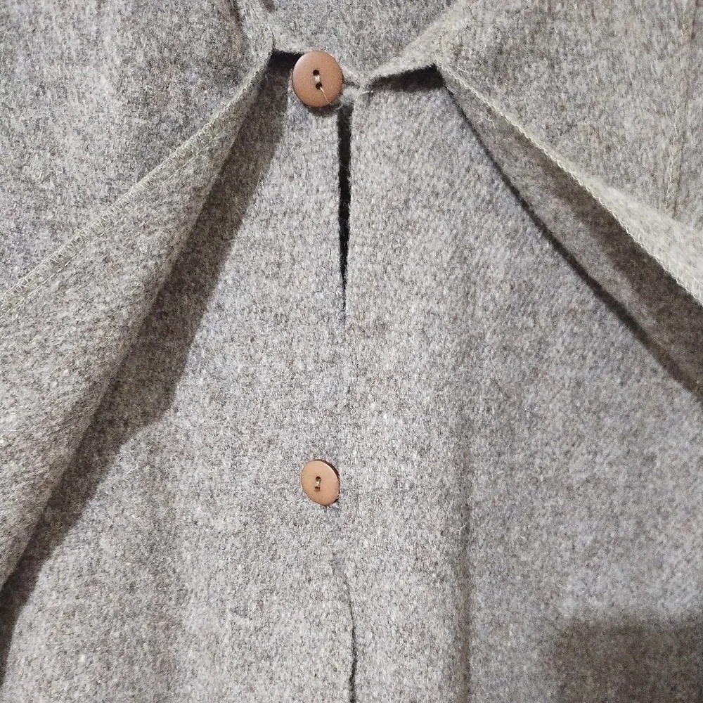 Wool Fringe Shawl  One Size - Picture 5 of 12